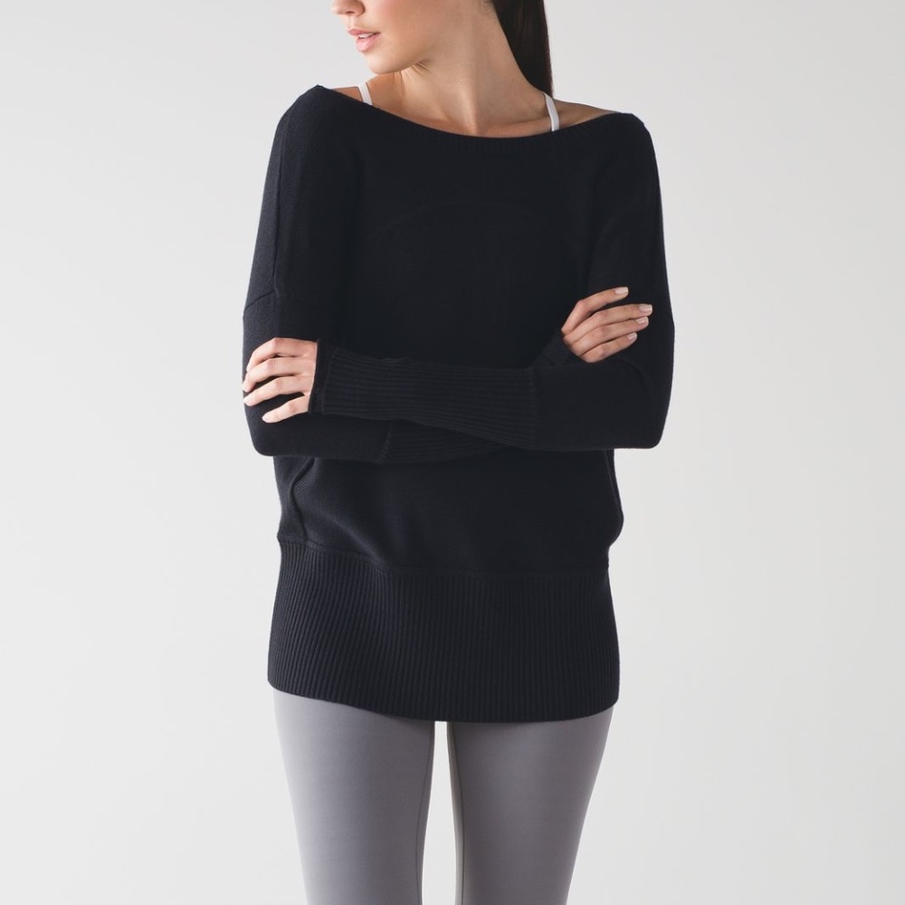 Lululemon Sattva Sweater- Black
